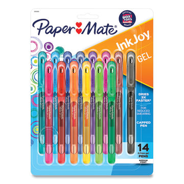 Paper Mate® Inkjoy Gel Pen, Stick, Medium 0.7 Mm, Assorted Ink And Barrel Colors, 14-pack freeshipping - TVN Wholesale